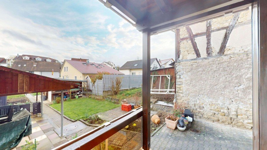 Balkon Erdgeschosswohnung Ingersheim