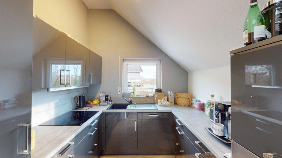 K�che Dachgeschosswohnung Leingarten