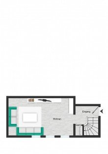 Grundriss_Hauptwohnung_EG_visualisiert *** Renoviertes Einfamilienhaus mit Scheune und gro�em Grundst�ck ***