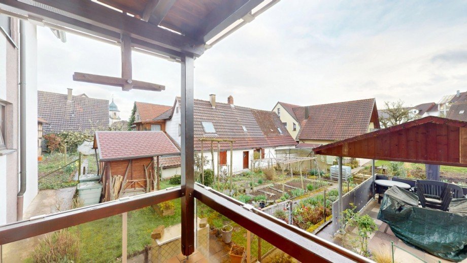 Balkon Erdgeschosswohnung Ingersheim