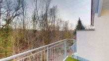 Balkon *** Dachperle mit traumhaftem Blick ins Gr�ne und Einzelgarage ***