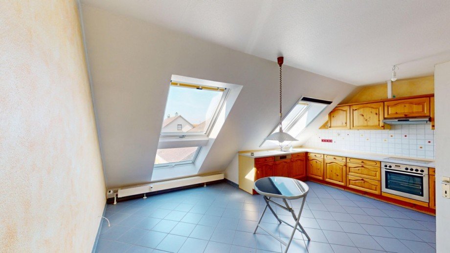K�che/Essen Dachgeschosswohnung Erligheim