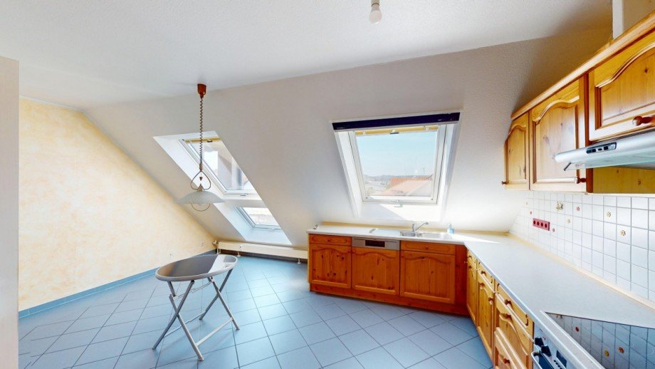 K�che/Essen Dachgeschosswohnung Erligheim