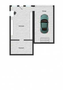 Grundriss_UG_visualisiert *** Einfamilienhaus mit Wintergarten zentral in Cleebronn ***