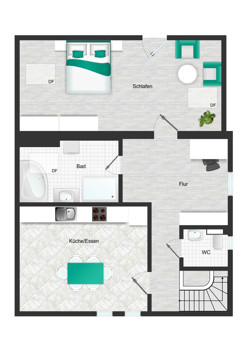 Grundriss_Hauptwohnung_DG_v... Einfamilienhaus Nordheim