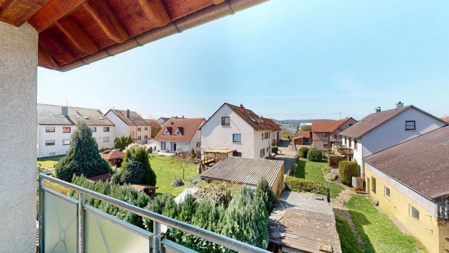 Balkon Dachgeschosswohnung Erligheim