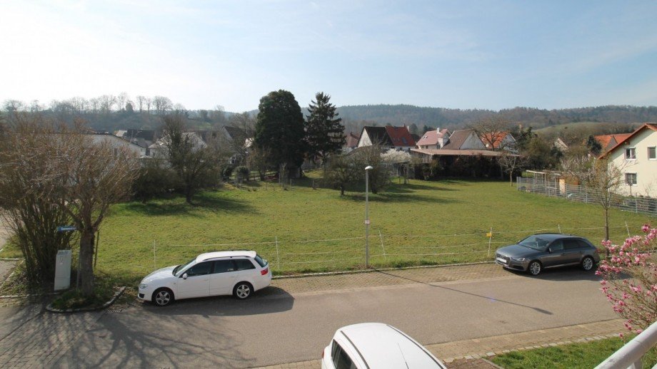 Aussicht vom Balkon Etagenwohnung G�glingen