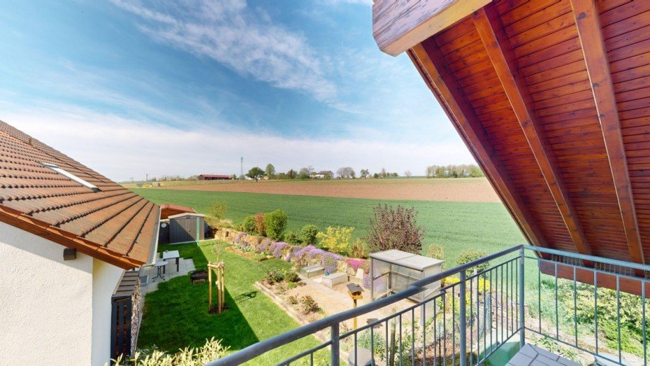 Balkon mit Weitblick Einfamilienhaus Brackenheim