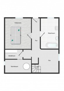 Grundriss_UG_visualisiert *** Naturparadies gesucht? Haus mit XXL-Grundst�ck am Waldrand ***