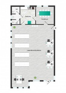 Grundriss_visualisiert *** Attraktive Ladenfl�che am Marktplatz ***